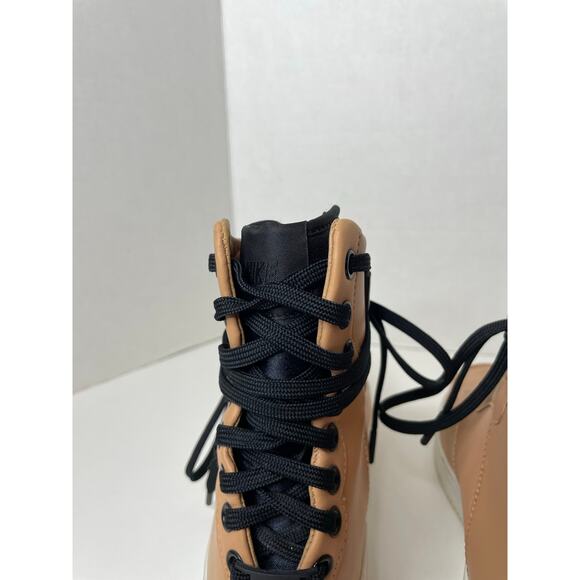 NIKE AF1 Air Force 1 Rebel XX Praline Tan Black High Top Sneakers Shoes Womens 7 - Picture 5 of 7